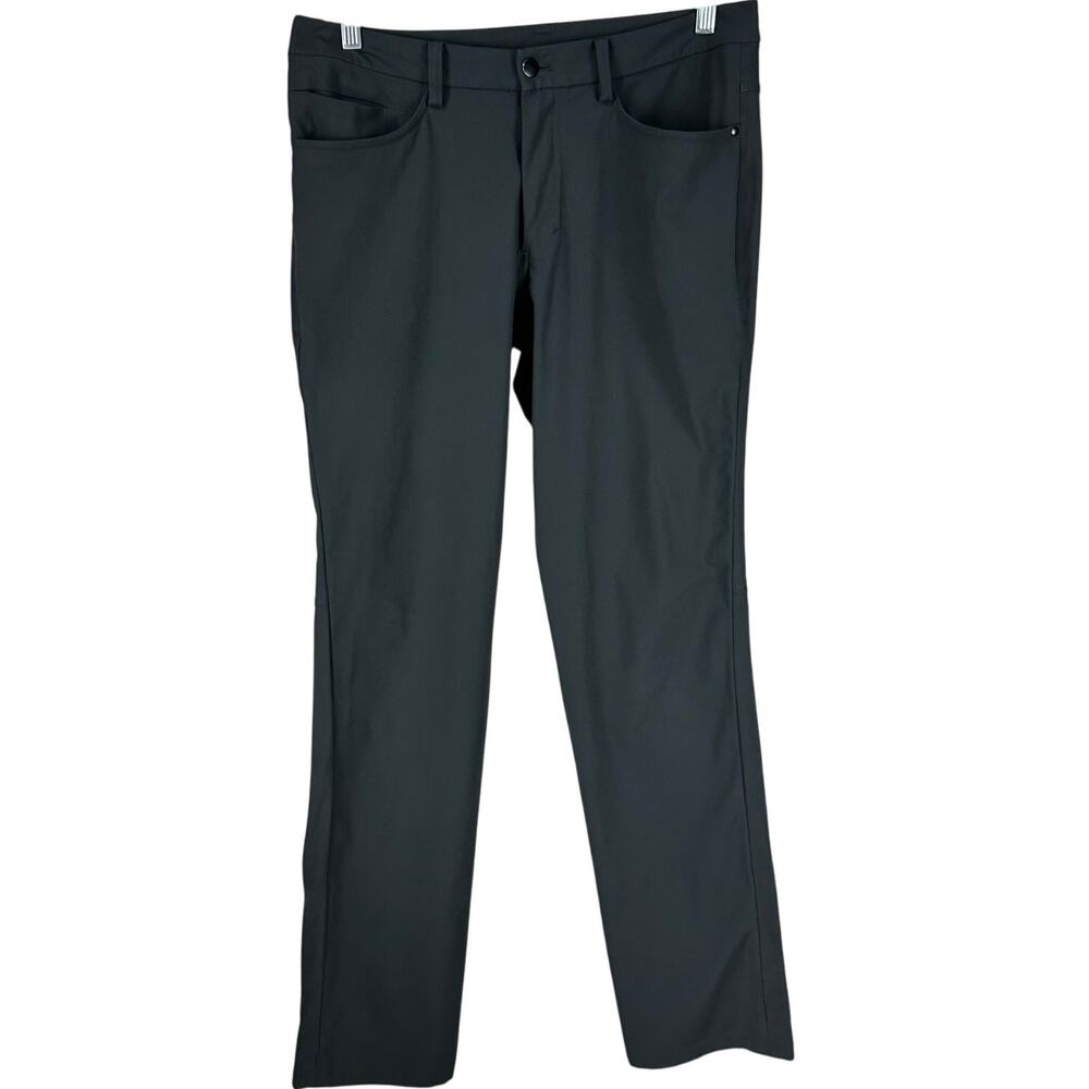 Lululemon ABC Pant Graphite Grey Men's Size 32 x 34 Pants Excellent Condition